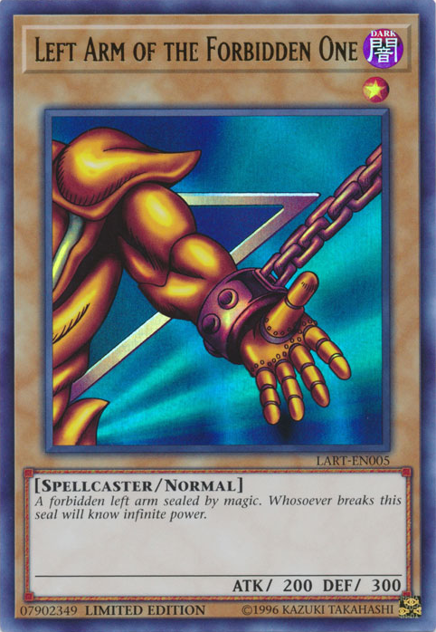 Left Arm of the Forbidden One [LART-EN005] Ultra Rare | L.A. Mood Comics and Games