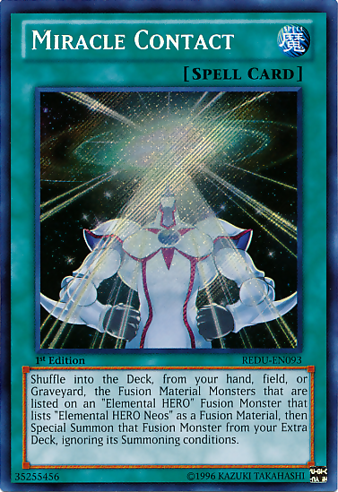 Miracle Contact [REDU-EN093] Secret Rare | L.A. Mood Comics and Games