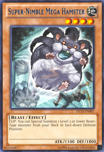 Super-Nimble Mega Hamster (Blue) [DL15-EN007] Rare | L.A. Mood Comics and Games