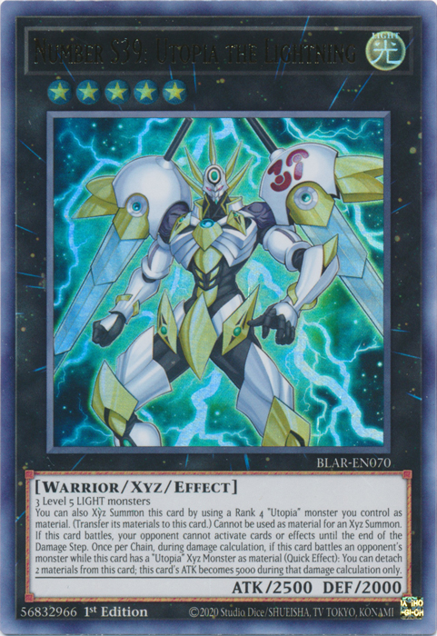 Number S39: Utopia the Lightning [BLAR-EN070] Ultra Rare | L.A. Mood Comics and Games