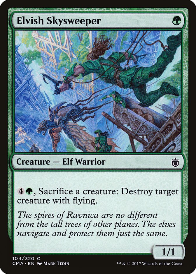 Elvish Skysweeper [Commander Anthology] | L.A. Mood Comics and Games
