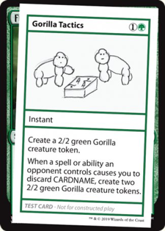 Gorilla Tactics (2021 Edition) [Mystery Booster Playtest Cards] | L.A. Mood Comics and Games