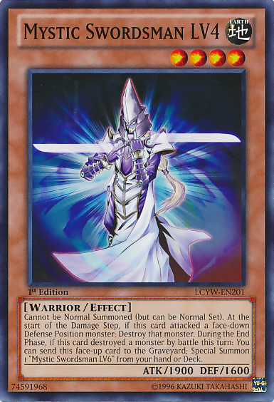 Mystic Swordsman LV4 [LCYW-EN201] Common | L.A. Mood Comics and Games