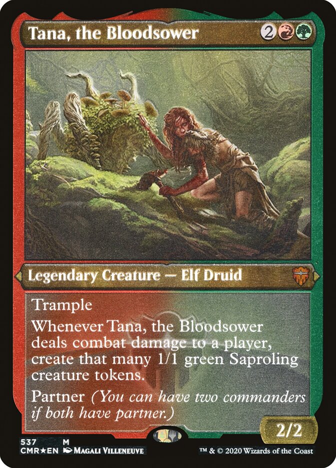Tana, the Bloodsower (Etched) [Commander Legends] | L.A. Mood Comics and Games