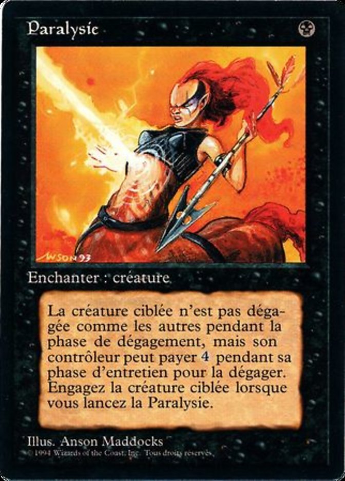 Paralyze [Foreign Black Border] | L.A. Mood Comics and Games