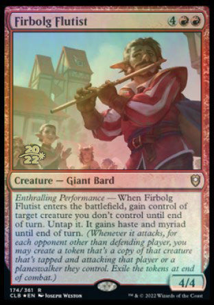 Firbolg Flutist [Commander Legends: Battle for Baldur's Gate Prerelease Promos] | L.A. Mood Comics and Games