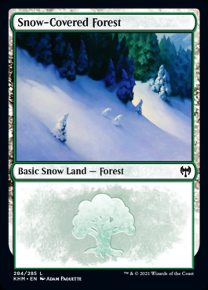 Snow-Covered Forest (284) [Kaldheim] | L.A. Mood Comics and Games