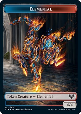 Elemental // Pest Double-Sided Token [Strixhaven: School of Mages Tokens] | L.A. Mood Comics and Games