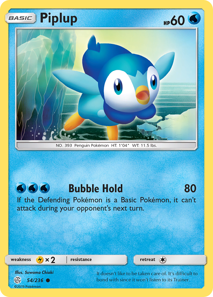 Piplup (54/236) [Sun & Moon: Cosmic Eclipse] | L.A. Mood Comics and Games