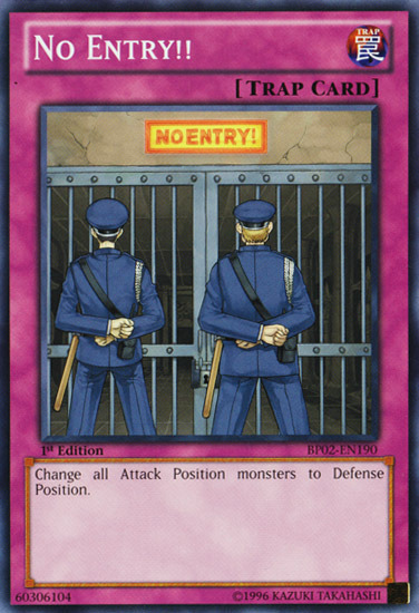 No Entry!! [BP02-EN190] Mosaic Rare | L.A. Mood Comics and Games