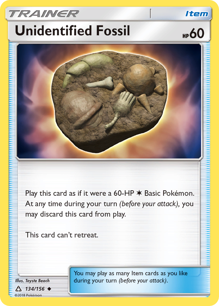 Unidentified Fossil (134/156) [Sun & Moon: Ultra Prism] | L.A. Mood Comics and Games