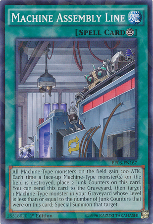 Machine Assembly Line [BP03-EN167] Shatterfoil Rare | L.A. Mood Comics and Games