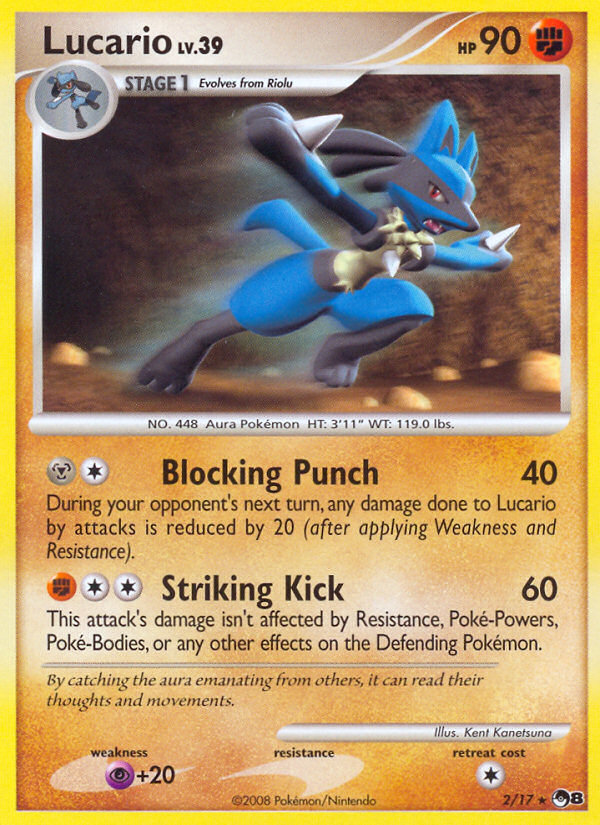 Lucario (2/17) [POP Series 8] | L.A. Mood Comics and Games