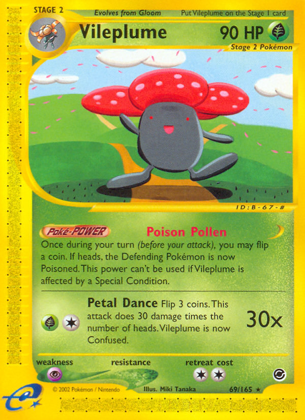 Vileplume (69/165) [Expedition: Base Set] | L.A. Mood Comics and Games