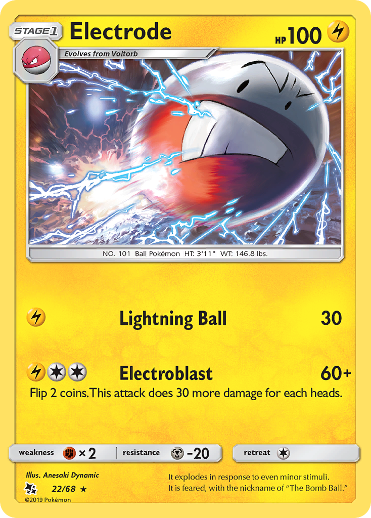 Electrode (22/68) [Sun & Moon: Hidden Fates] | L.A. Mood Comics and Games