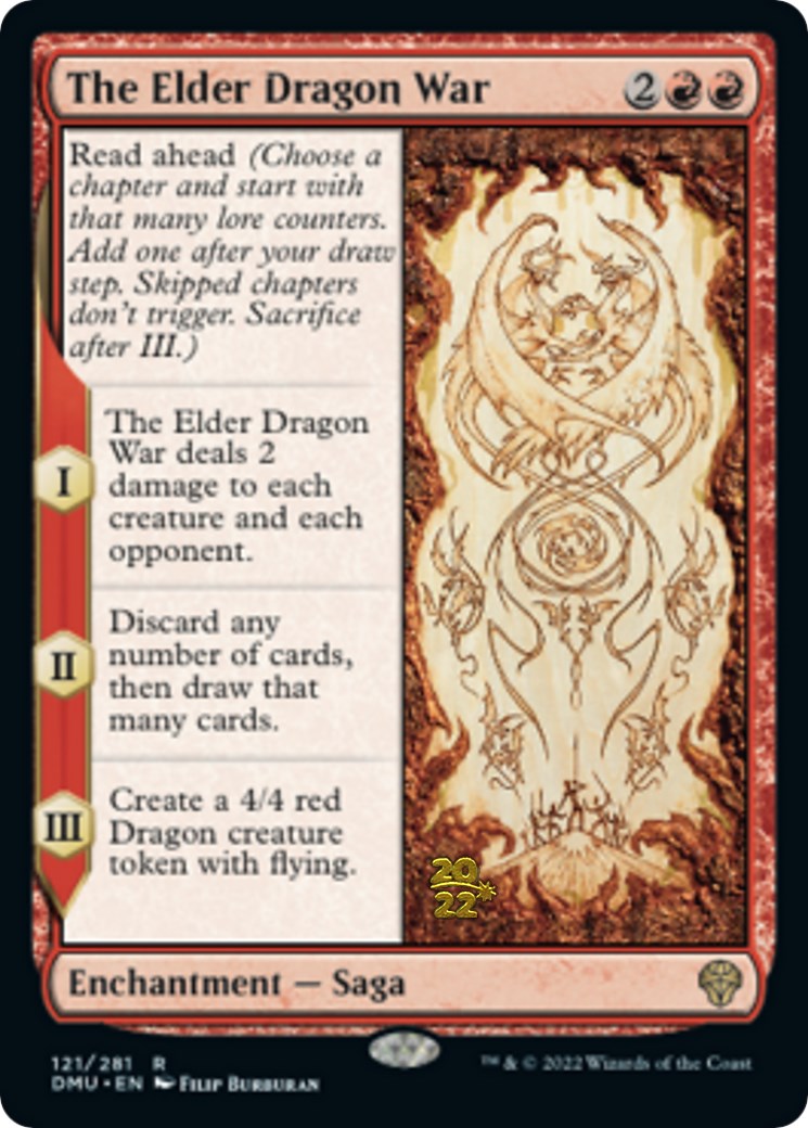 The Elder Dragon War [Dominaria United Prerelease Promos] | L.A. Mood Comics and Games