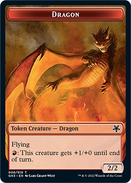 Dragon // Elf Warrior Double-Sided Token [Game Night: Free-for-All Tokens] | L.A. Mood Comics and Games