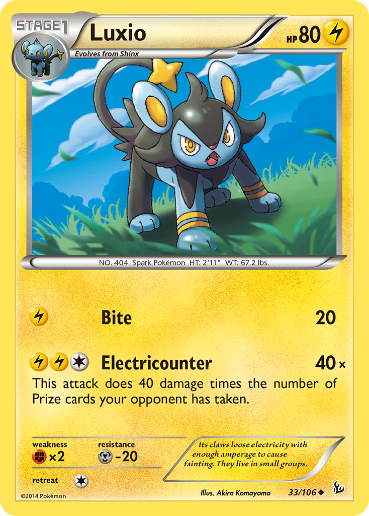 Luxio (33/106) [XY: Flashfire] | L.A. Mood Comics and Games