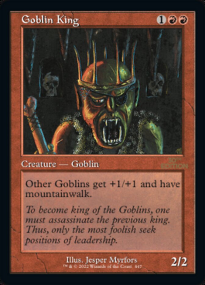 Goblin King (Retro) [30th Anniversary Edition] | L.A. Mood Comics and Games