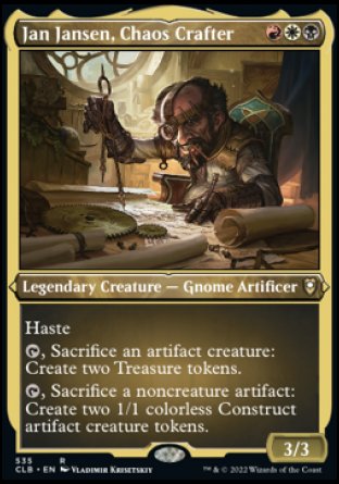 Jan Jansen, Chaos Crafter (Foil Etched) [Commander Legends: Battle for Baldur's Gate] | L.A. Mood Comics and Games