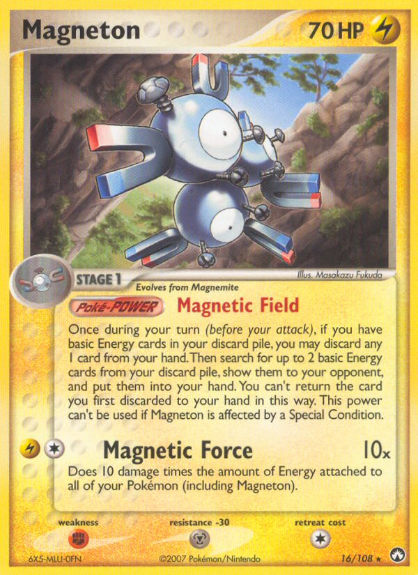 Magneton (16/108) [EX: Power Keepers] | L.A. Mood Comics and Games