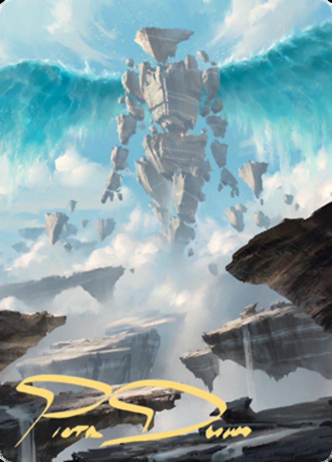 Celestial Colonnade Art Card (Gold-Stamped Signature) [Zendikar Rising Art Series] | L.A. Mood Comics and Games