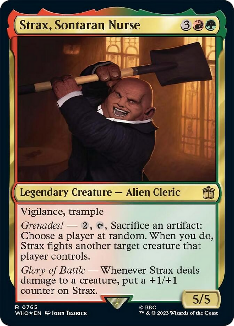 Strax, Sontaran Nurse (Surge Foil) [Doctor Who] | L.A. Mood Comics and Games