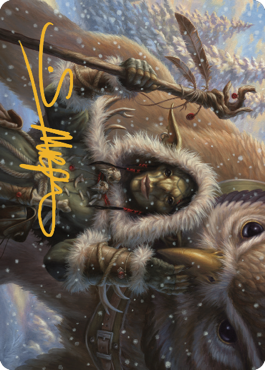 Owlbear Shepherd Art Card (Gold-Stamped Signature) [Commander Legends: Battle for Baldur's Gate Art Series] | L.A. Mood Comics and Games