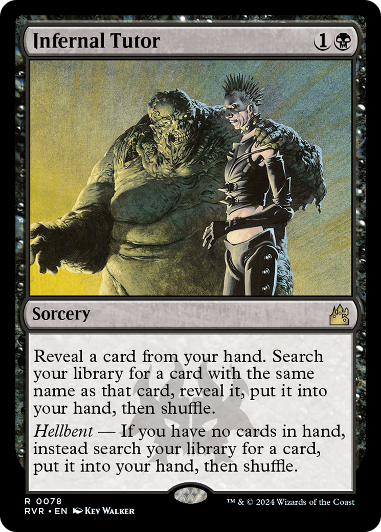 Infernal Tutor [Ravnica Remastered] | L.A. Mood Comics and Games