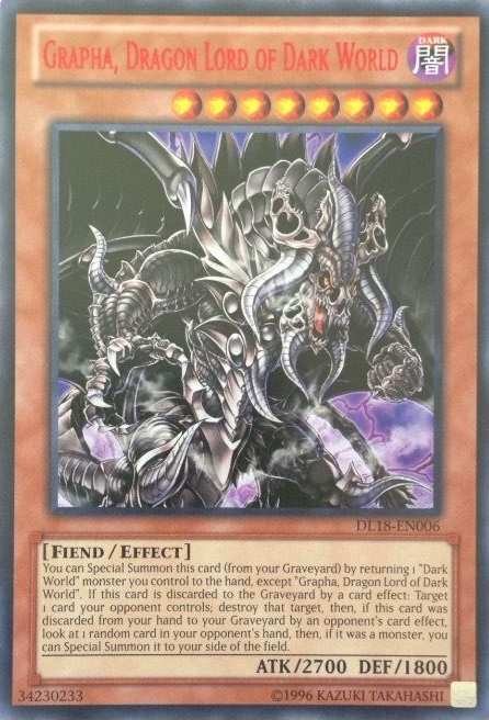 Grapha, Dragon Lord of Dark World (Red) [DL18-EN006] Rare | L.A. Mood Comics and Games
