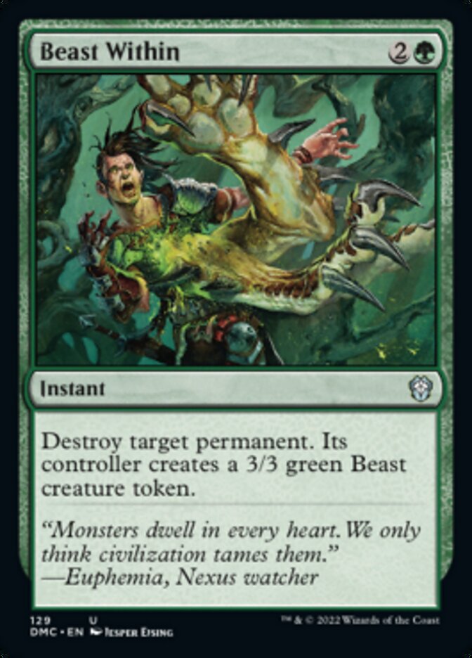 Beast Within [Dominaria United Commander] | L.A. Mood Comics and Games