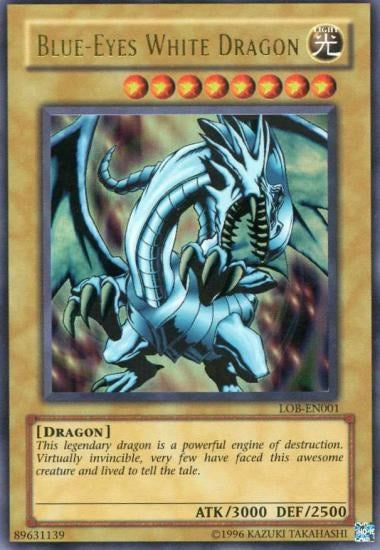 Blue-Eyes White Dragon [LOB-EN001] Ultra Rare | L.A. Mood Comics and Games