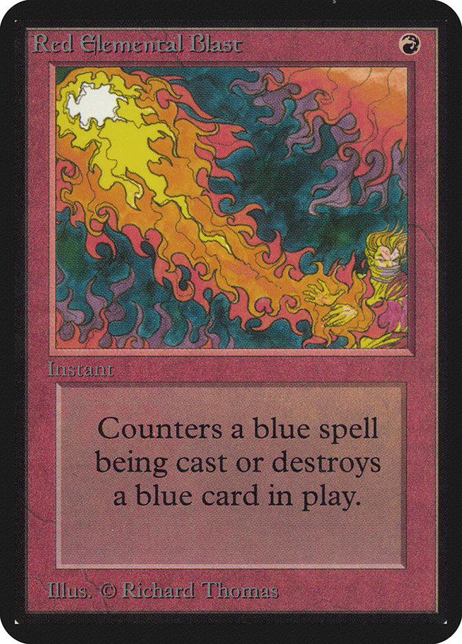 Red Elemental Blast [Alpha Edition] | L.A. Mood Comics and Games