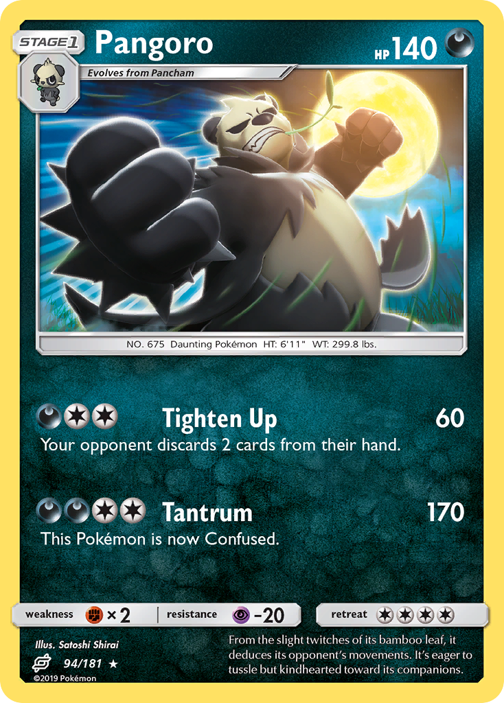 Pangoro (94/181) [Sun & Moon: Team Up] | L.A. Mood Comics and Games
