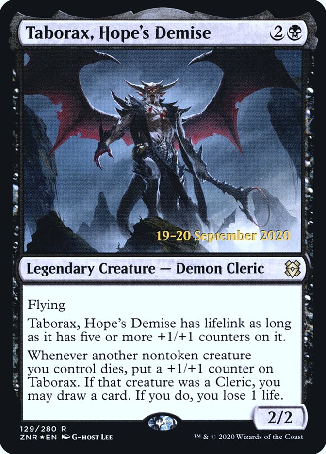 Taborax, Hope's Demise [Zendikar Rising Prerelease Promos] | L.A. Mood Comics and Games