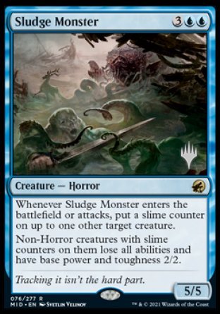 Sludge Monster (Promo Pack) [Innistrad: Midnight Hunt Promos] | L.A. Mood Comics and Games
