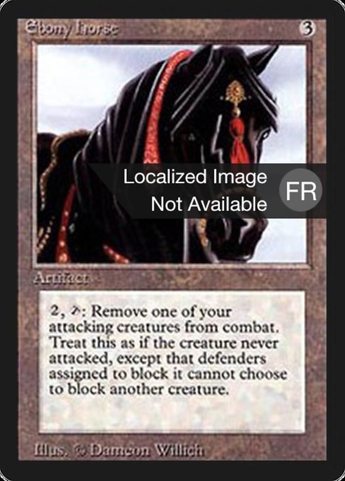 Ebony Horse [Foreign Black Border] | L.A. Mood Comics and Games