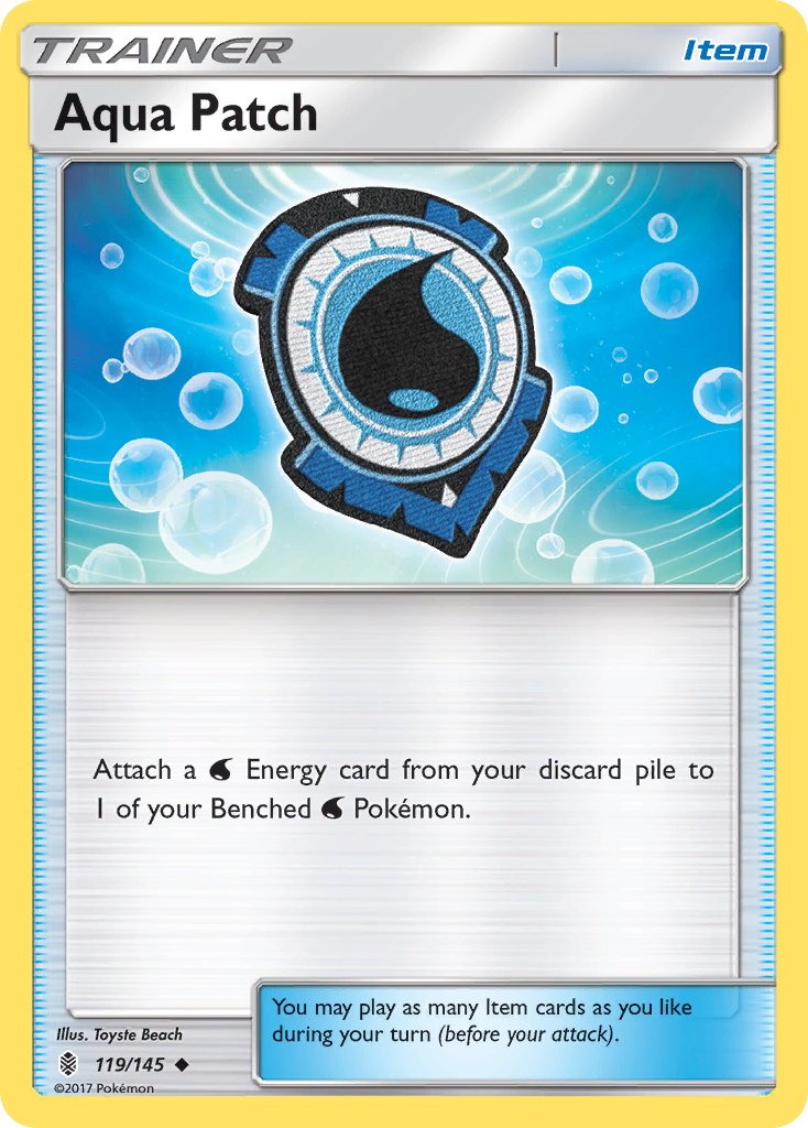 Aqua Patch (119/145) [Sun & Moon: Guardians Rising] | L.A. Mood Comics and Games