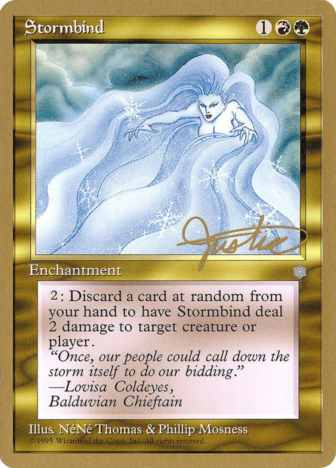 Stormbind (Mark Justice) [Pro Tour Collector Set] | L.A. Mood Comics and Games