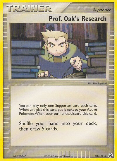 Prof. Oak's Research (98/112) [EX: FireRed & LeafGreen] | L.A. Mood Comics and Games