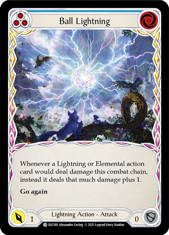 Ball Lightning (Blue) [ELE188] (Tales of Aria)  1st Edition Normal | L.A. Mood Comics and Games