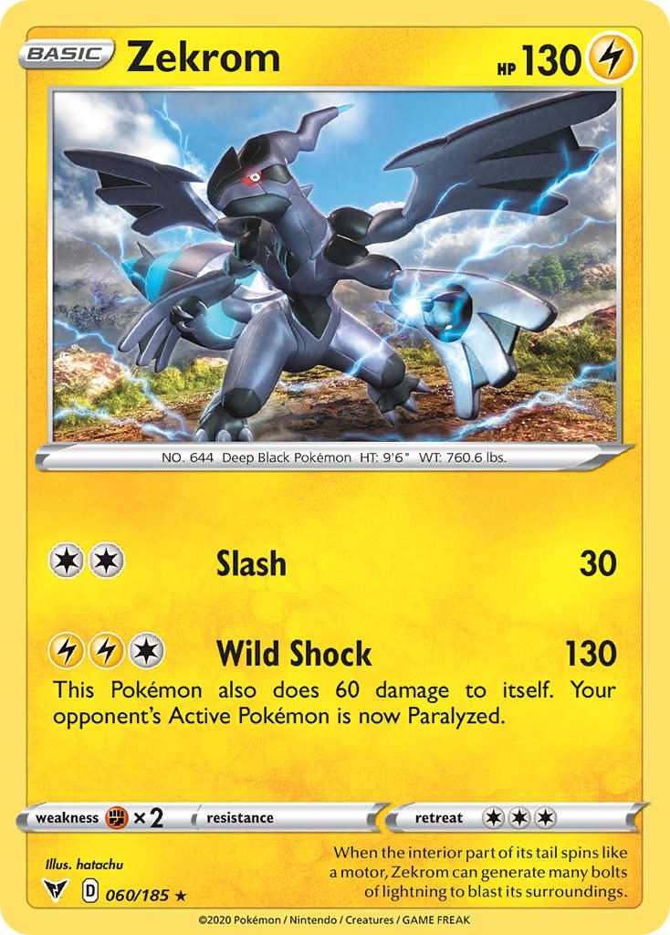 Zekrom (060/185) (Cosmos Holo) [Sword & Shield: Black Star Promos] | L.A. Mood Comics and Games