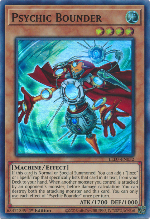 Psychic Bounder [LED7-EN032] Super Rare | L.A. Mood Comics and Games