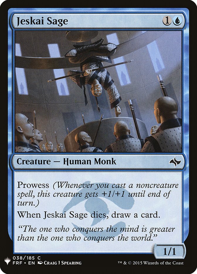 Jeskai Sage [Mystery Booster] | L.A. Mood Comics and Games