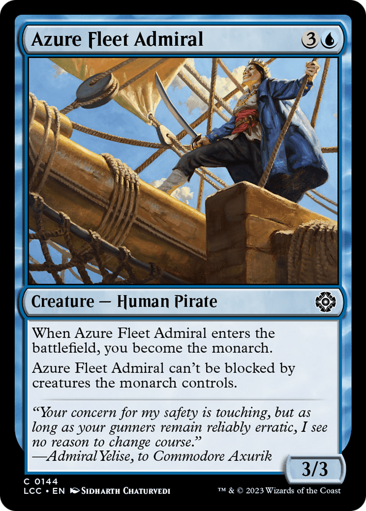 Azure Fleet Admiral [The Lost Caverns of Ixalan Commander] | L.A. Mood Comics and Games
