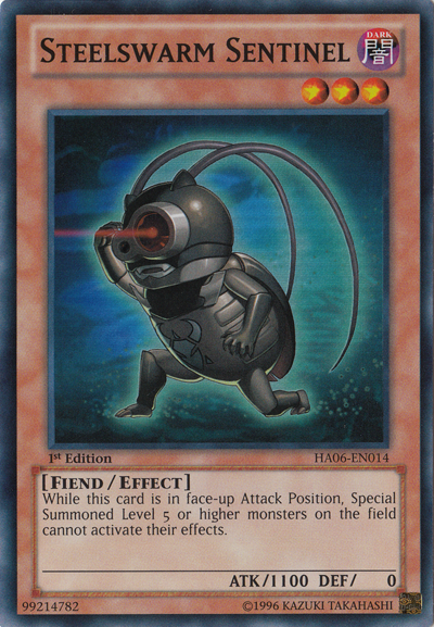 Steelswarm Sentinel [HA06-EN014] Super Rare | L.A. Mood Comics and Games