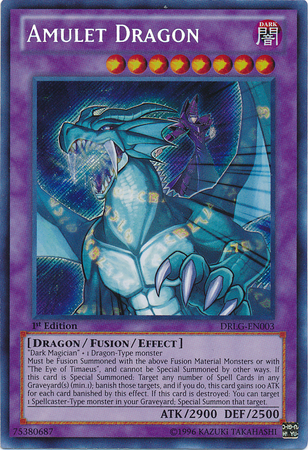 Amulet Dragon [DRLG-EN003] Secret Rare | L.A. Mood Comics and Games