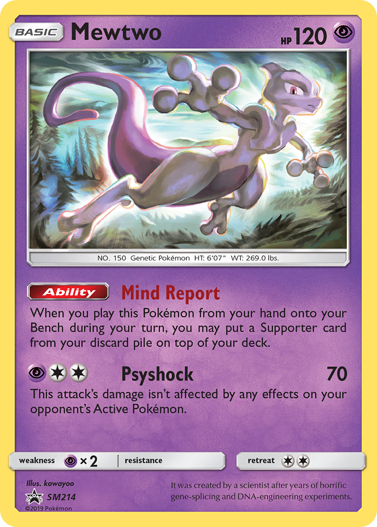 Mewtwo (SM214) [Sun & Moon: Black Star Promos] | L.A. Mood Comics and Games