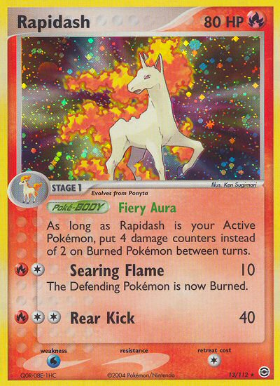 Rapidash (13/112) [EX: FireRed & LeafGreen] | L.A. Mood Comics and Games