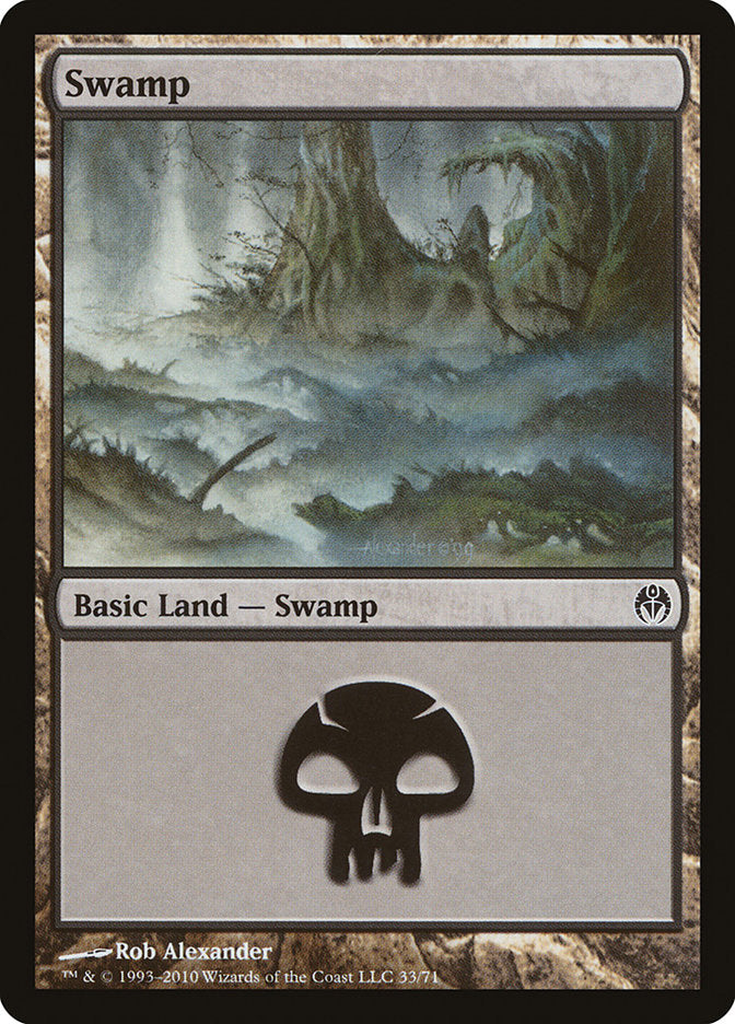 Swamp (33) [Duel Decks: Phyrexia vs. the Coalition] | L.A. Mood Comics and Games